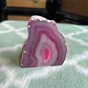 Pink Agate Geode 1lb 3oz